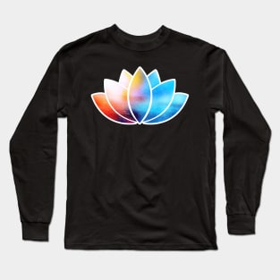 'Lotus Flower Om Namaste' Awesome Yoga Meditating Long Sleeve T-Shirt